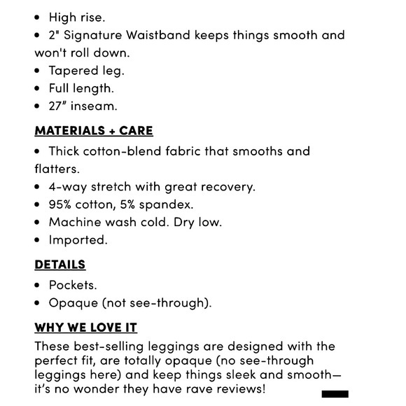 TORRID “Spoken Floral Deep Black” Black Leggings w/ a‎ Subtle Floral Design NWT - Picture 5 of 7